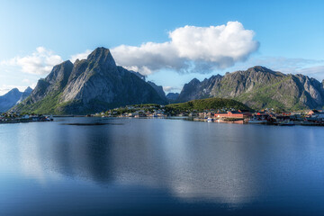 View of Lofoten Islands from Reine
