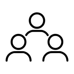 Customer Icon Isolated Clients Vector with Editable Stroke