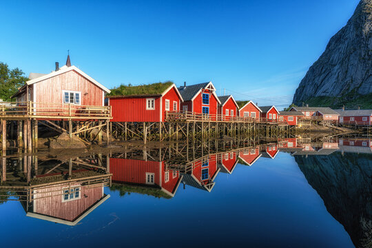 Iconic Red Rorbu Cabins
