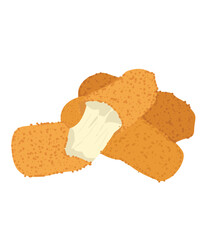 cheese filled nuggets. Chicken nuggets 