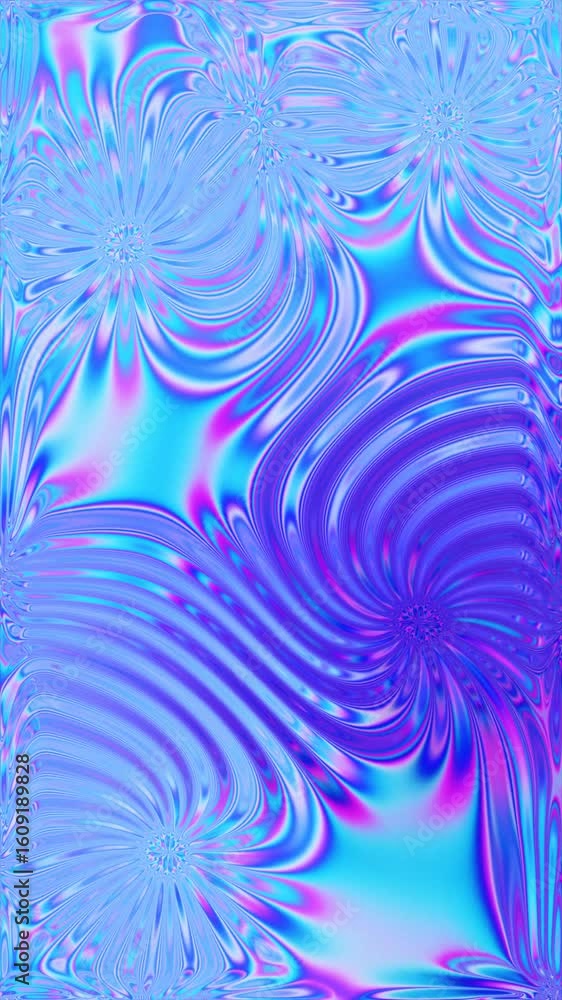 Poster colorful abstract motion creates a fluid background with swirling patterns and vivid hues.