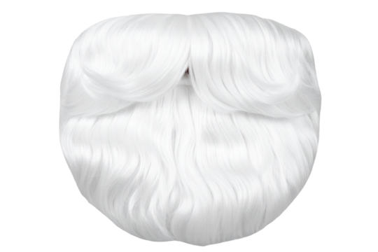 Detached Premium Santa Beard with Elastic Loops