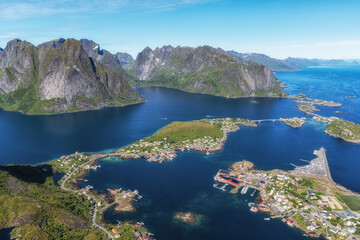 View of Reine from Reinebringen