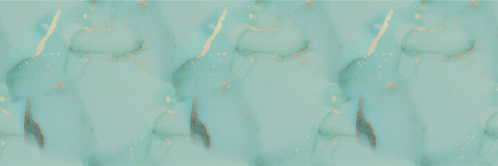 Gold Art Paint. Luxury Marble. Foil Geode Seamless Glitter. Marble Alcohol Ink. Modern Abstract Painting. Vector Ink Background. Blue Marble Background. Green Gradient Watercolor. Copper Water Color.