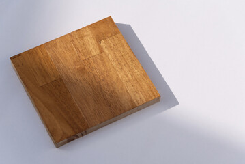 Wooden on white background.