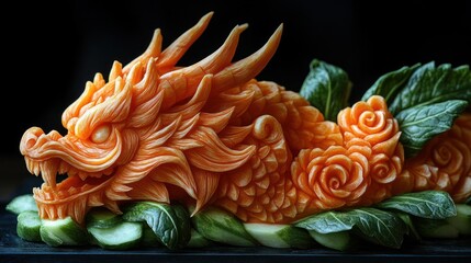 chinese dragon statue