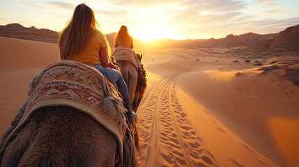 camel in the desert