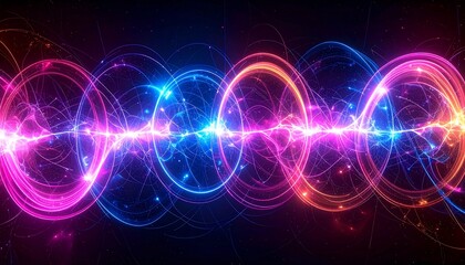 Obraz premium Indigo Plasma Orbit