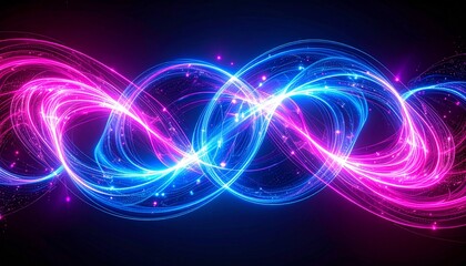 Obraz premium Indigo Plasma Orbit