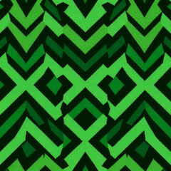 Chevron Pattern Abstract Background Vector Zigzag Pattern black green