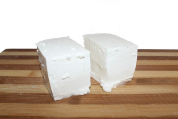 Tasty Fresh cheese with slices