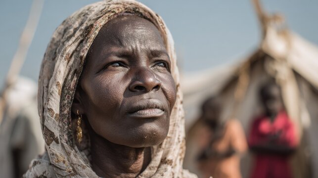 Hope Amidst Displacement: A South Sudanese Refugee's Gaze