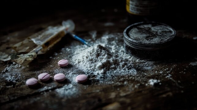 Dark Consequences: A Still Life of Drug Abuse