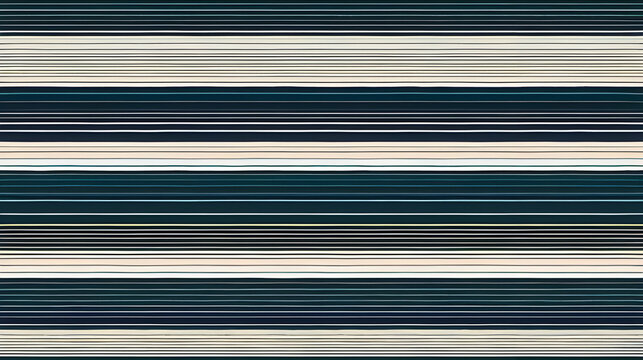 Horizontal dash lines seamless pattern background - Powered by Adobe