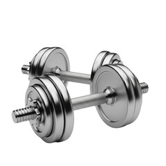Fototapeta premium Dumbbells isolated on transparent or white background, png
