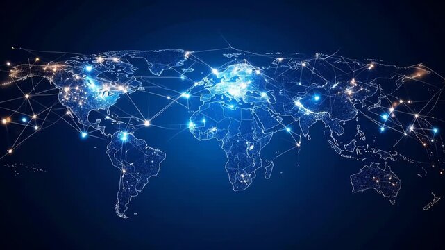 Global Connectivity: A Visual Representation of World Interconnections