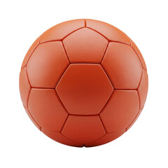 Orange ball isolated on transparent or white background, png