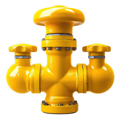 Yellow Industrial Valve