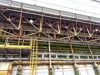 construction of a belt transport building