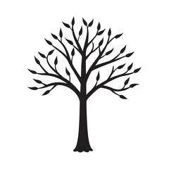 Fototapeta premium silhouette handmade twig tree decor