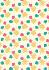 seamless pattern with flowers