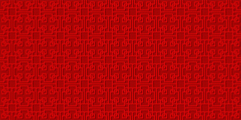 Chinese ornamental red pattern texture background. Design for banners, posters, social media, greeting cards.