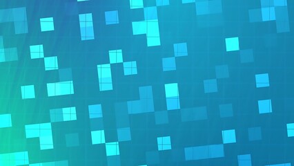Ombre Arctic Blue Abstract blue background with pixelated squares and a subtle grid pattern creating a modern aesthetic