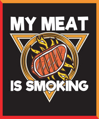 bbq t-shirt design, BBQ, vector, eps