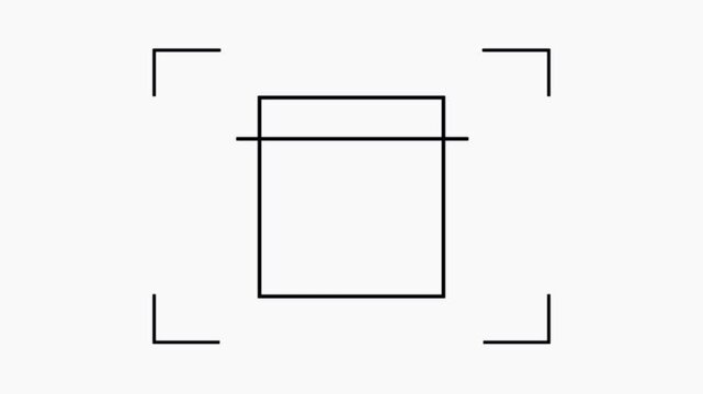 Scanning the QR code and scanning process lock secure security