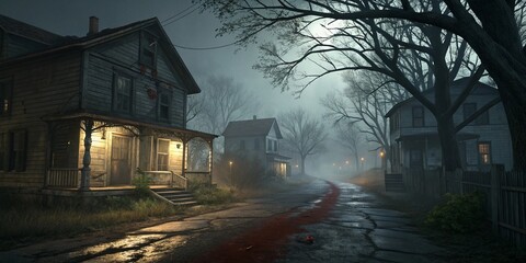 Halloween dark and scary Background 