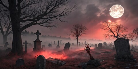Halloween dark and scary Background 