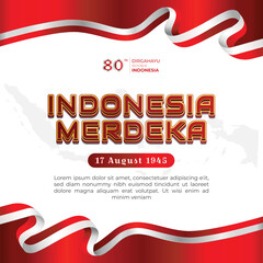 A poster for Indonesia Independence Day Celebration