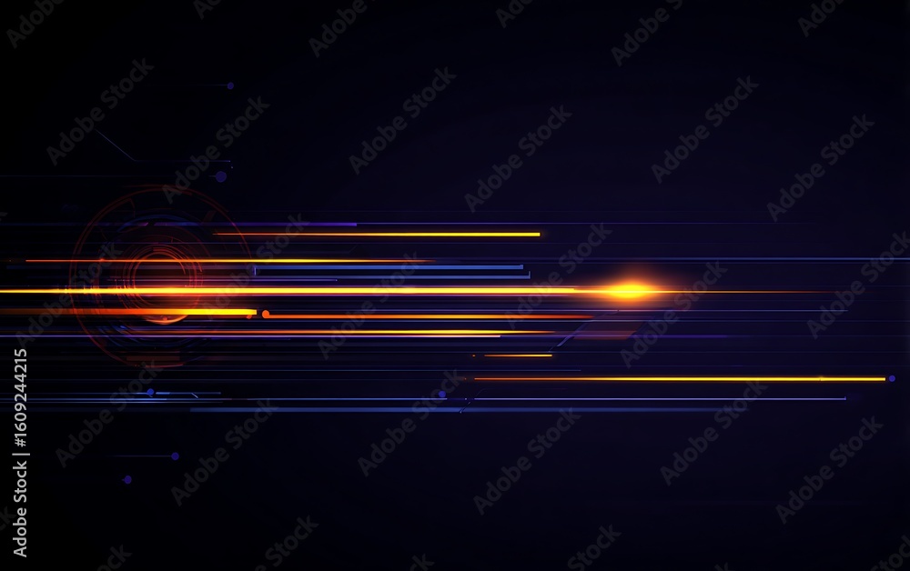 Poster abstract futuristic data streams technology backdrop