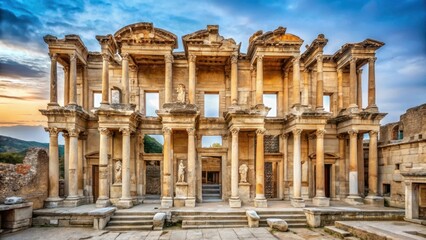 Obraz premium Ancient Roman temple architecture