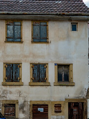 Marode Altbaufassade