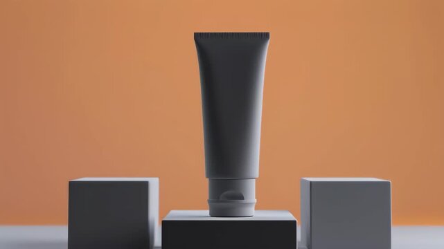 Skincare bottle tube for mockup product advertising