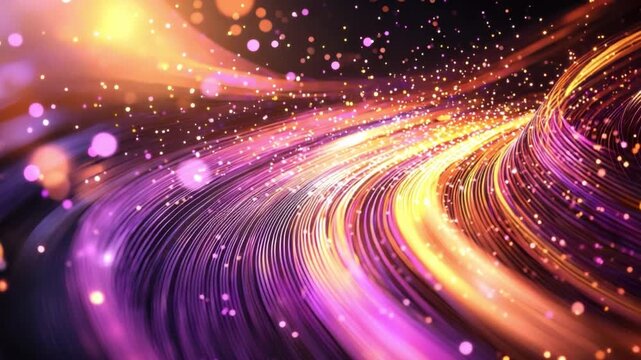 Colorful Swirls of Light and Motion Creating a Dynamic Abstract Background for Design Projects