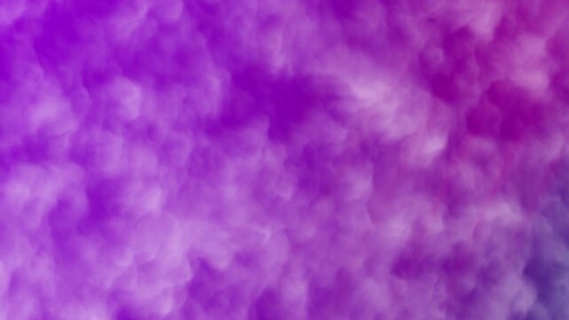 Smoke motion animation creates a vibrant animated purple cloudlike nebulous pattern perfect as a background.