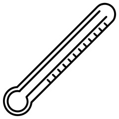 Thermometer Line Art Vector