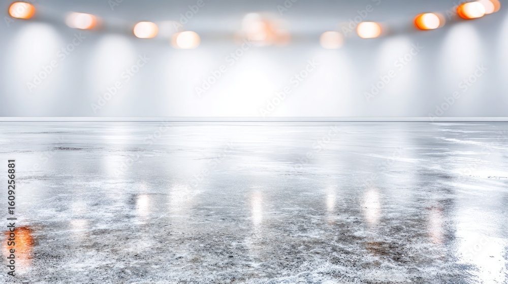 Poster abstract reflective surface: a mesmerizing image, featuring a polished surface reflecting ambient li