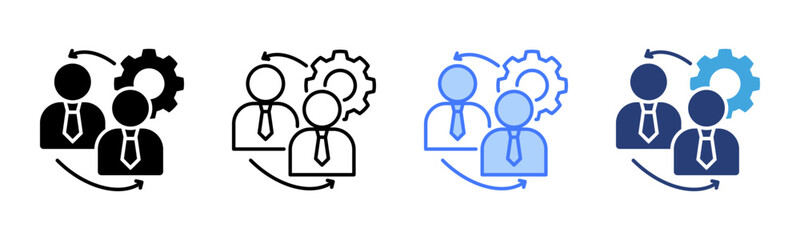 Crm icon sheet multiple style collection