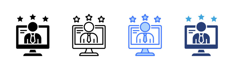 User Experience icon sheet multiple style collection