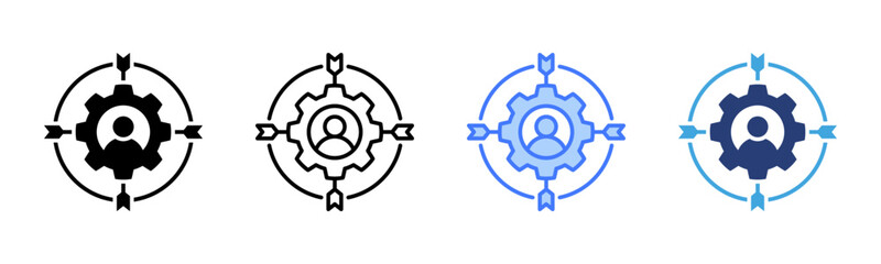 Personalization icon sheet multiple style collection