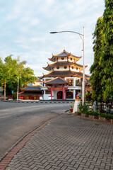 Mosque with Chinese architectural style