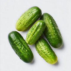 cucumber on a white background