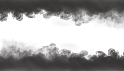 dark fog or smoke effect isolated on transparent white background. Steam explosion special effect. Effective texture of steam, fog, smoke png. Design elements