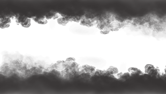 dark fog or smoke effect isolated on transparent white background. Steam explosion special effect. Effective texture of steam, fog, smoke png. Design elements