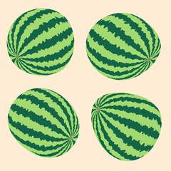 Fresh watermelon fruit print. Watermelon icon. Summer-themed illustration featuring a juicy watermelon slice with bold vintage typography.  Eat more fruit. Watermelon fruit club print design.