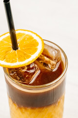 Iced Espresso with Orange Juice