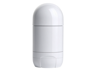 White deodorant antiperspirant hygiene product on transparent background